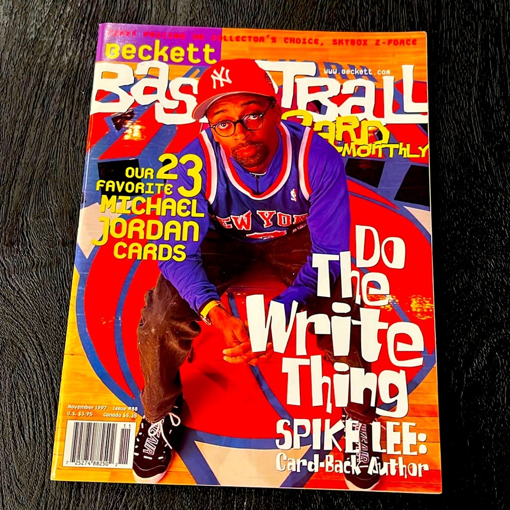 Beckett Basketball Card Monthly - November 1997 Issue #88 Spike Lee Cover
